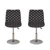 Pirate Skull Symbol Pattern Print Bar Stool Covers