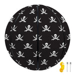 Pirate Skull Symbol Pattern Print Basketball