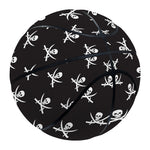 Pirate Skull Symbol Pattern Print Basketball