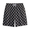 Pirate Skull Symbol Pattern Print Cotton Shorts