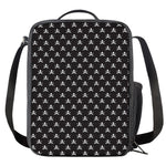 Pirate Skull Symbol Pattern Print Crossbody Lunch Bag
