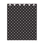 Pirate Skull Symbol Pattern Print Curtain