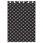 Pirate Skull Symbol Pattern Print Curtain