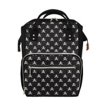 Pirate Skull Symbol Pattern Print Diaper Bag