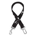 Pirate Skull Symbol Pattern Print Dog Seat Belt