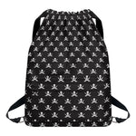 Pirate Skull Symbol Pattern Print Drawstring Backpack