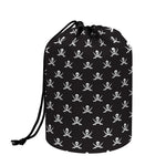 Pirate Skull Symbol Pattern Print Drawstring Makeup Bag