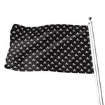 Pirate Skull Symbol Pattern Print Flag