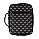 Pirate Skull Symbol Pattern Print Front Pocket Bible Bag