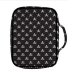 Pirate Skull Symbol Pattern Print Front Pocket Bible Bag