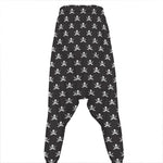 Pirate Skull Symbol Pattern Print Hammer Pants