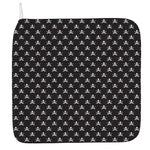 Pirate Skull Symbol Pattern Print Hand Towel