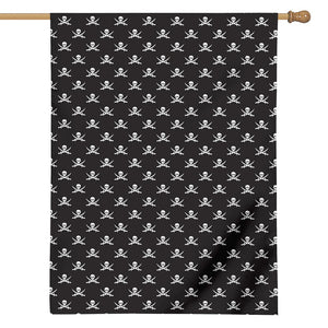 Pirate Skull Symbol Pattern Print House Flag