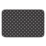 Pirate Skull Symbol Pattern Print Indoor Door Mat