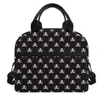 Pirate Skull Symbol Pattern Print Insulated Lunch Bag