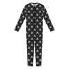 Pirate Skull Symbol Pattern Print Jumpsuit