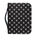 Pirate Skull Symbol Pattern Print Leather Bible Cover