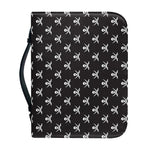 Pirate Skull Symbol Pattern Print Leather Bible Cover