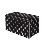 Pirate Skull Symbol Pattern Print Leather Tissue Box Cover