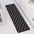 Pirate Skull Symbol Pattern Print Long Kitchen Mat