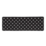 Pirate Skull Symbol Pattern Print Long Kitchen Mat
