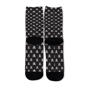 Pirate Skull Symbol Pattern Print Long Socks