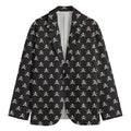 Pirate Skull Symbol Pattern Print Men's Blazer