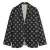 Pirate Skull Symbol Pattern Print Men's Blazer