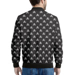 Pirate Skull Symbol Pattern Print Men's Bomber Jacket