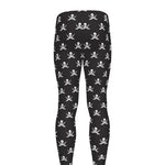 Pirate Skull Symbol Pattern Print Men's leggings