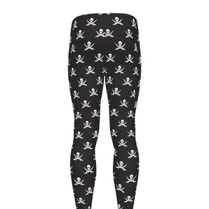 Pirate Skull Symbol Pattern Print Men's leggings