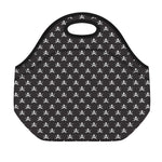 Pirate Skull Symbol Pattern Print Neoprene Lunch Bag