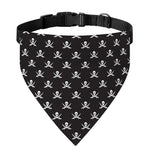 Pirate Skull Symbol Pattern Print Over The Collar Dog Bandana
