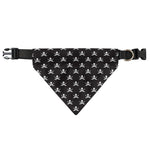 Pirate Skull Symbol Pattern Print Over The Collar Dog Bandana