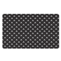 Pirate Skull Symbol Pattern Print Polyester Doormat
