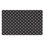 Pirate Skull Symbol Pattern Print Polyester Doormat