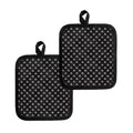 Pirate Skull Symbol Pattern Print Pot Holders