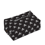 Pirate Skull Symbol Pattern Print Rectangle Tissue Box Cover