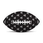 Pirate Skull Symbol Pattern Print Rugby Ball