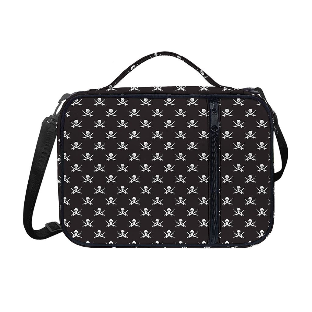 Pirate Skull Symbol Pattern Print Shoulder Strap Bible Bag