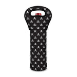 Pirate Skull Symbol Pattern Print Single Neoprene Wine Tote