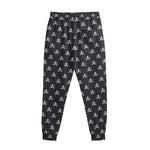 Pirate Skull Symbol Pattern Print Sweatpants