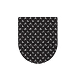 Pirate Skull Symbol Pattern Print Toilet Lid Cover