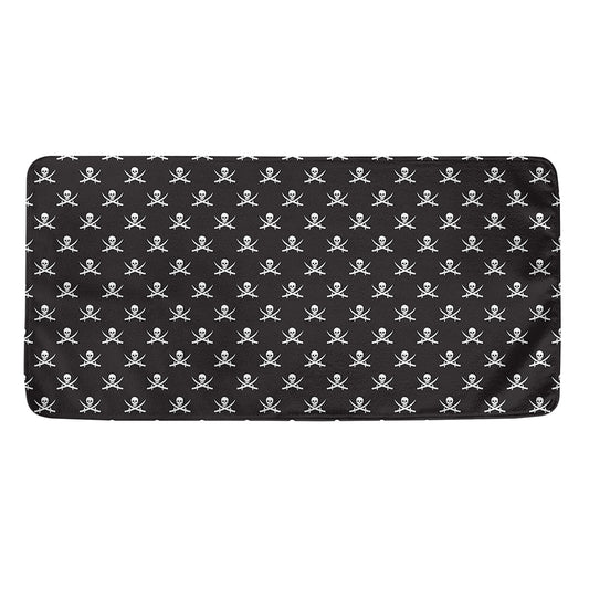 Pirate Skull Symbol Pattern Print Towel