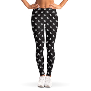 Pirate Skull Symbol Pattern Print Women's Leggings