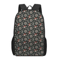 Pirate Theme Pattern Print 17 Inch Backpack