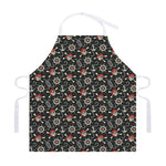 Pirate Theme Pattern Print Adjustable Apron