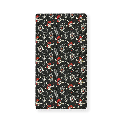 Pirate Theme Pattern Print Baby Crib Sheet