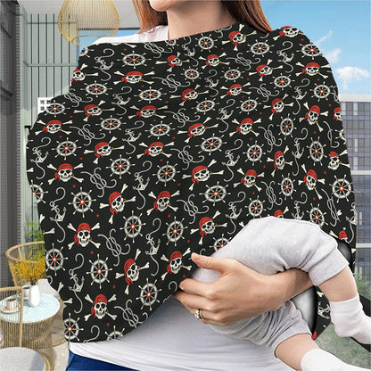 Pirate Theme Pattern Print Baby Seat Cover