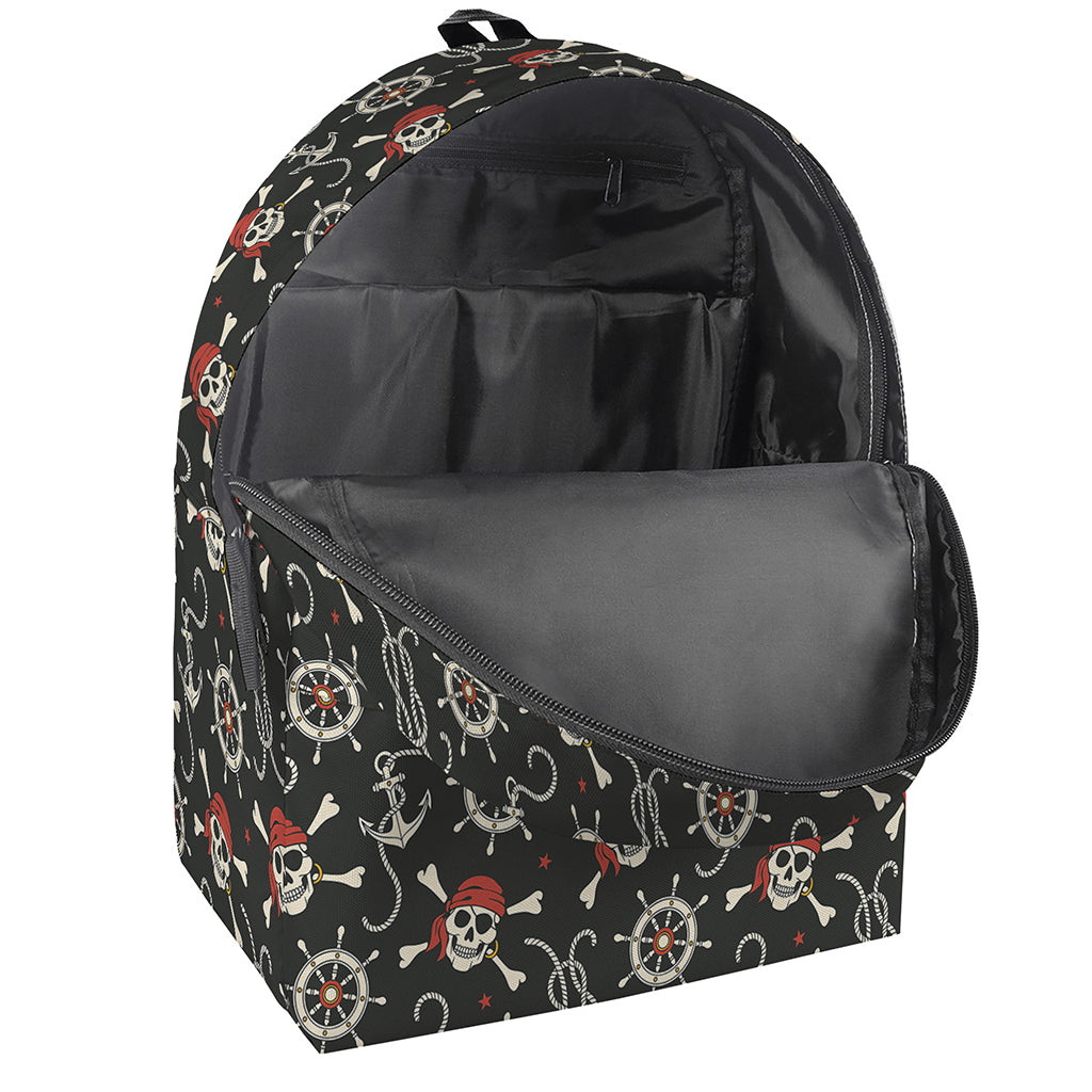 Pirate Theme Pattern Print Backpack